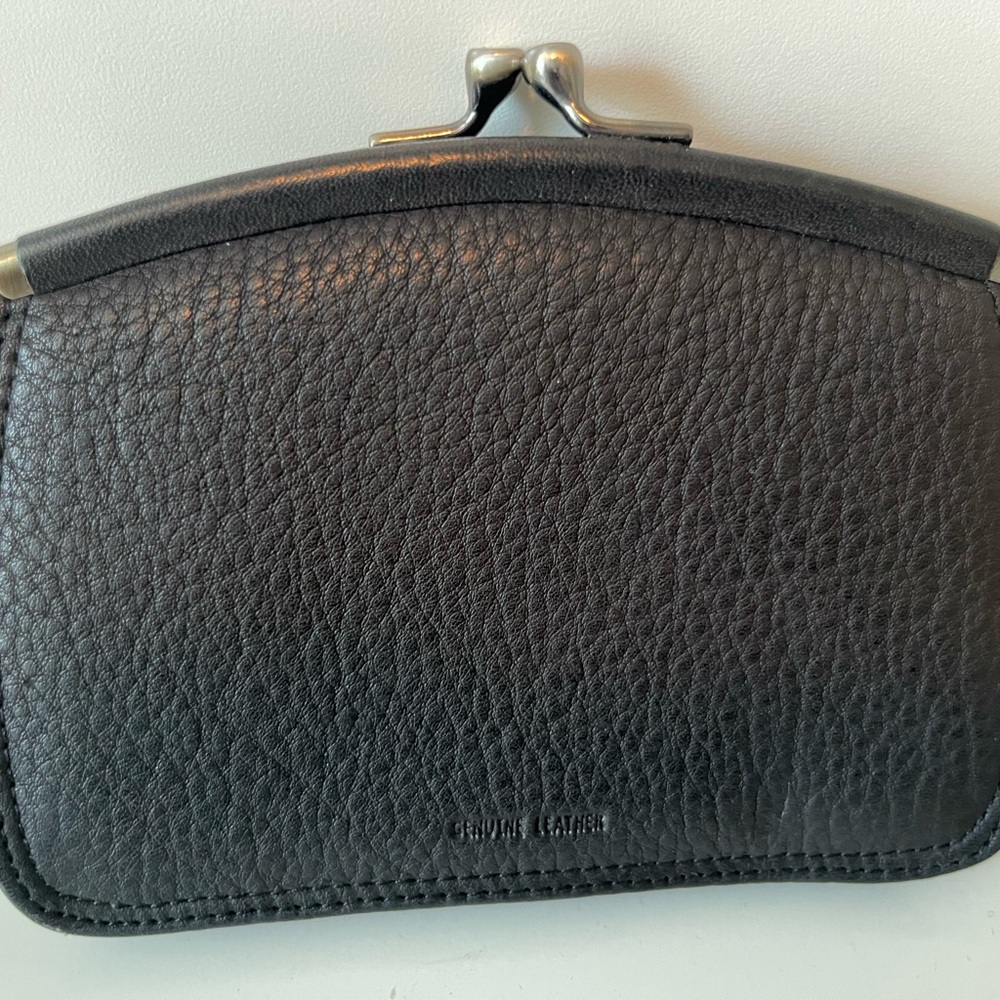 Fossil black leather wallet